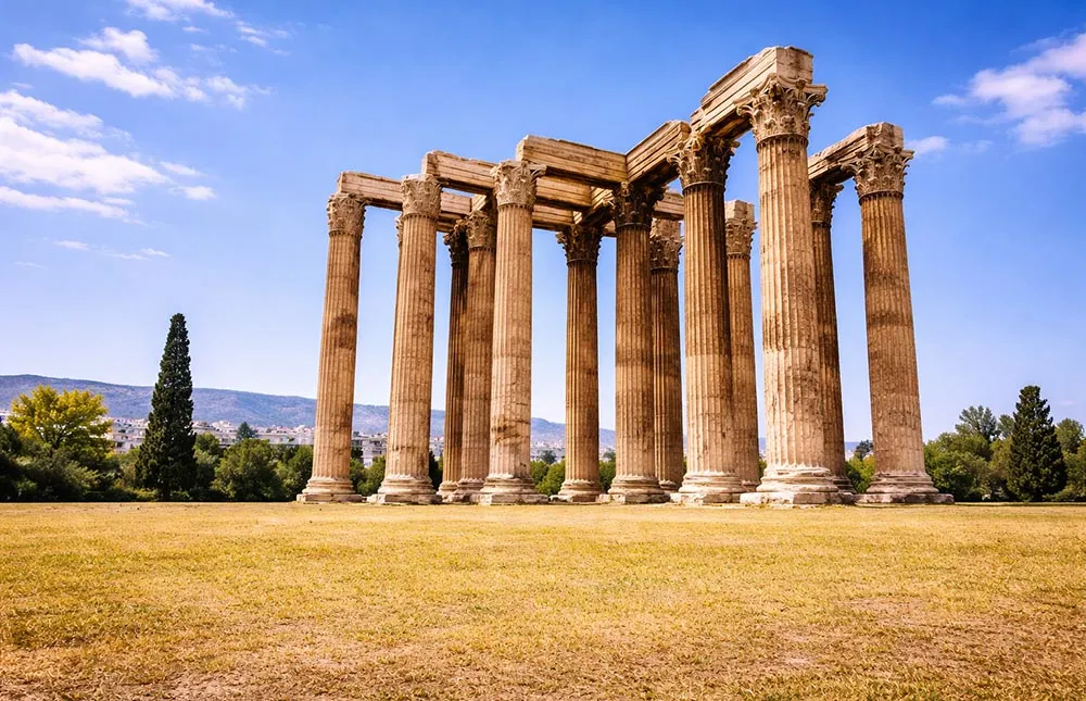 Praça Monastiraki & Templo de Zeus